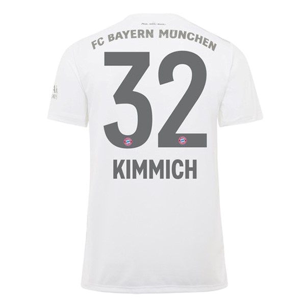 Trikot Bayern München NO.32 Kimmich Auswarts 2019-20 Weiß Fussballtrikots Günstig